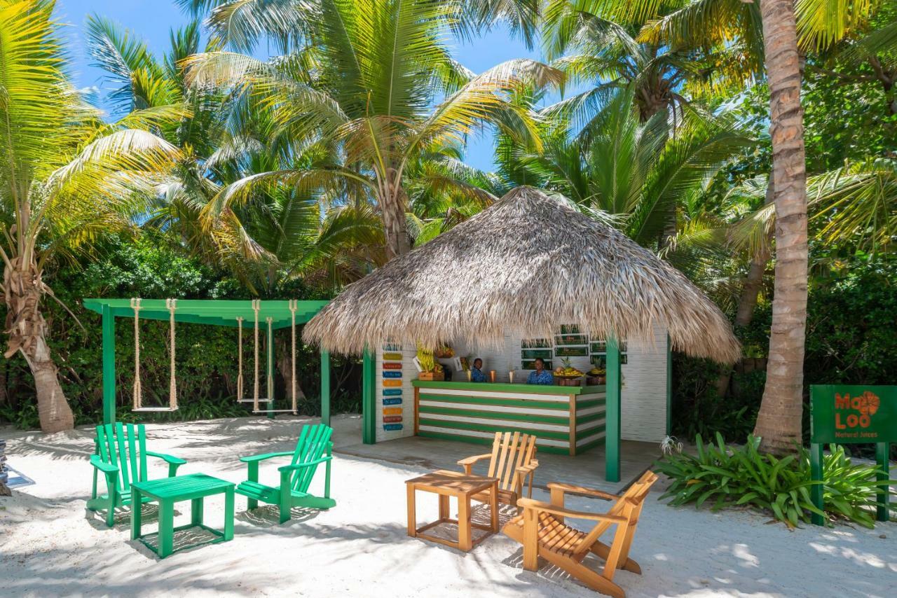 加泰罗尼亚皇家巴瓦罗酒店 - 全包 - 仅限成人 蓬塔卡纳 外观 照片 A beach bar in Maldives